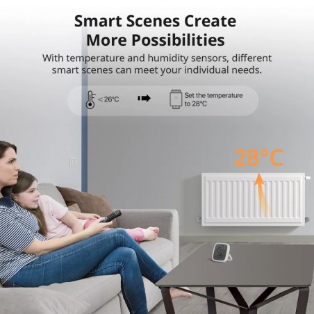 SONOFF | ZigBee | TRVZB | Tête thermostatique connectée