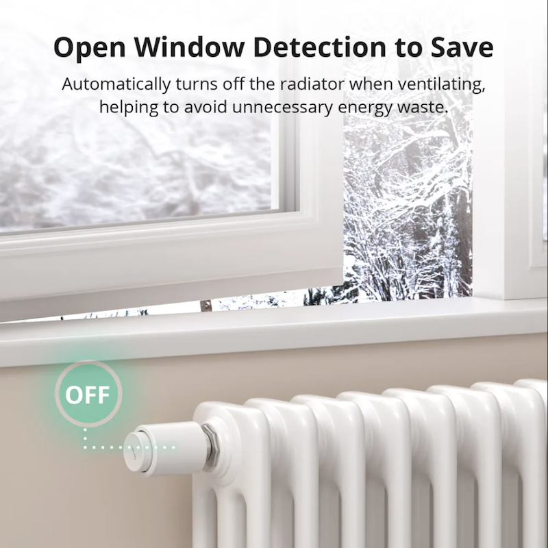 SONOFF | ZigBee | TRVZB | Tête thermostatique connectée